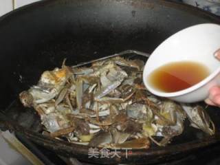 螃蟹炒年糕的做法步骤：6