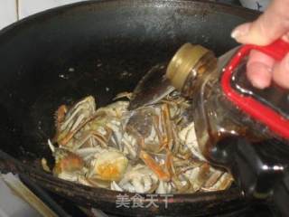 螃蟹炒年糕的做法步骤：7
