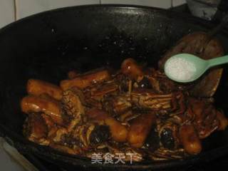螃蟹炒年糕的做法步骤：12