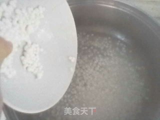 蜜豆酸奶西米露的做法步骤：3