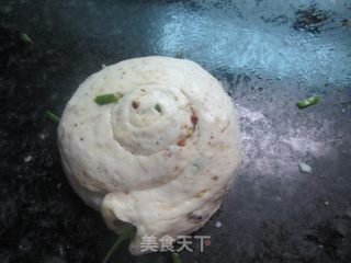 葱香豆粉烧饼的做法步骤：8