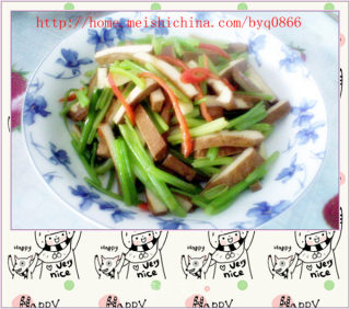 芹菜炒香干的做法步骤：8