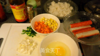 没有螃蟹的【蛋炒饭】的做法步骤：1