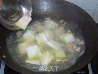 咸肉冬瓜汤的做法步骤：5