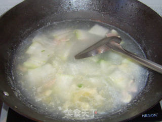 咸肉冬瓜汤的做法步骤：6