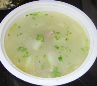咸肉冬瓜汤的做法步骤：7