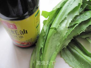 清新小菜---蚝油蒜蓉莜麦菜的做法步骤：1