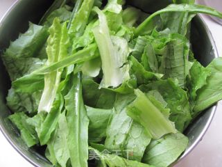 清新小菜---蚝油蒜蓉莜麦菜的做法步骤：2