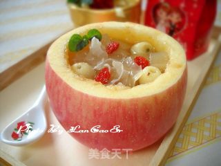 苹果莲子炖银耳的做法步骤：10