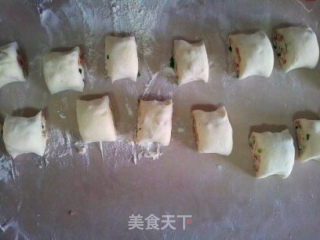 香葱火腿花卷的做法步骤：9