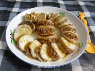 清蒸蚝油鲍菇夹的做法步骤：7