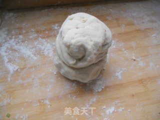 葱香肋排烤饼的做法步骤：5
