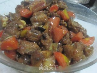 胡萝卜烧排骨的做法步骤：9