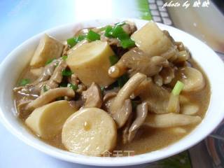 平菇豆腐烧肉的做法步骤：12