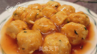 南瓜豆腐素丸子两吃的做法步骤：10