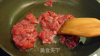 茶树菇炒嫩牛肉的做法步骤：6