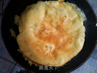 烙饼卷鸡蛋的做法步骤：12