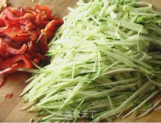 南瓜肉丝的做法步骤：4