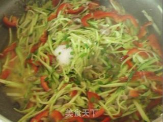 南瓜肉丝的做法步骤：10
