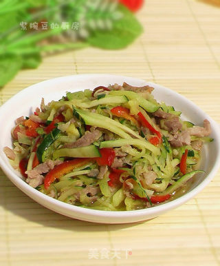 南瓜肉丝的做法步骤：11