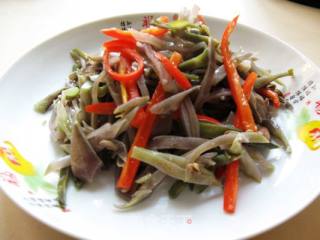 我爱素食 ---- 清炒紫扁豆角的做法步骤：9