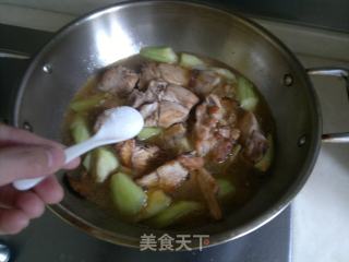 番茄丝瓜烩排骨的做法步骤：13