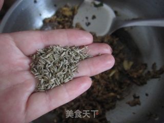 孜然蚬子肉干的做法步骤：10