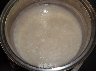 瘦肉核桃粥的做法步骤：4