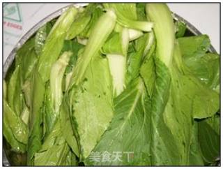 菜心扒鱼丸的做法
