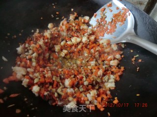 什锦炒饭的做法步骤：6
