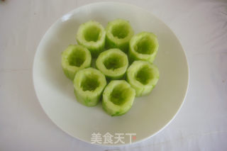 清蒸酿黄瓜的做法步骤：5
