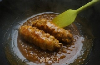 咖喱鸡腿卷的做法步骤：8
