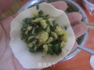 韭菜蛋饺的做法步骤：12