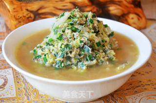 品出大海味道的虾酱白菜汆鸡蛋的做法步骤：9