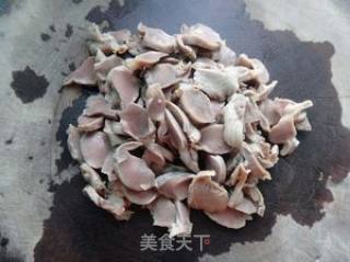 青蒜炒鸡胗的做法步骤：4