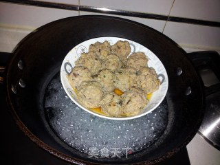 清蒸猪肉丸的做法步骤：9