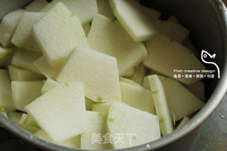 润嗓去燥——雪梨冬瓜茶的做法步骤：1