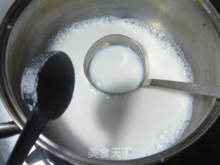 梦幻香甜的--【紫薯牛奶西米露】的做法步骤：5