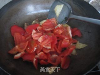 红椒炒干豆腐的做法步骤：8