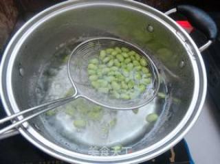 毛豆炒肉丝的做法步骤：3