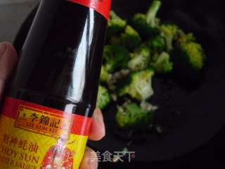 蚝油西兰花的做法步骤：7