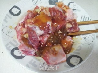 梅子酱蒸排骨的做法步骤：3