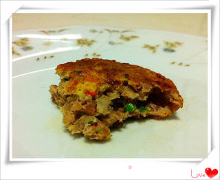 葱香汤藕猪肉饼的做法步骤：11
