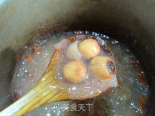 银耳莲子的做法步骤：11