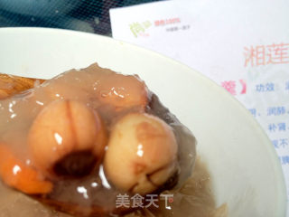 银耳莲子的做法步骤：14