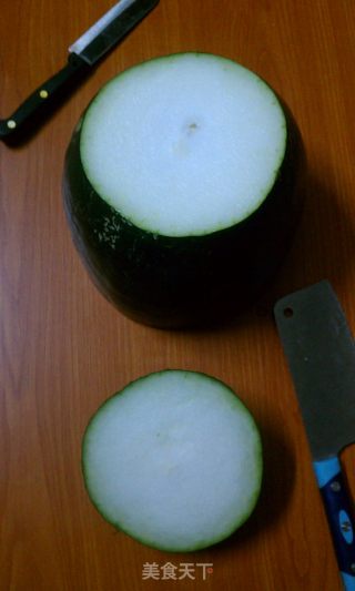 冬瓜盅火锅的做法步骤：1