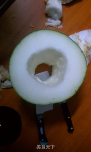 冬瓜盅火锅的做法步骤：2