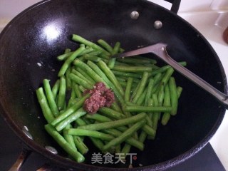 虾酱炒豆角的做法步骤：5