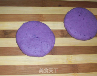 紫色的浪漫——香煎薯饼的做法步骤：7