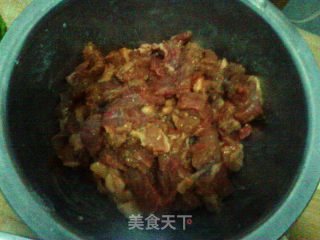 肉肉美食--简易版水煮牛肉的做法步骤：3